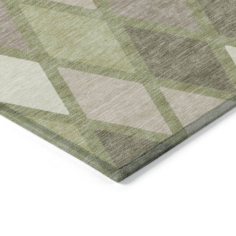 HomeRoots Geometric Transitional Rectangle Outdoor Rug