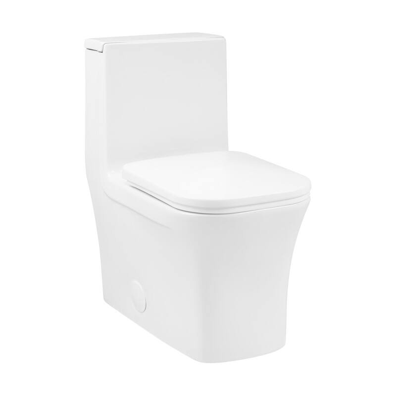Swiss Madison SM-1T105 Concorde 1.28 GPF One Piece Elongated Toilet - White