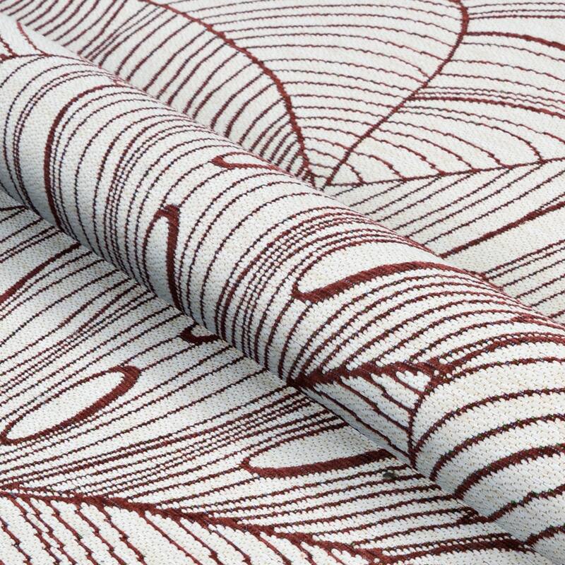 Dream Decor Rugs Juniper Monstera Indoor Outdoor Area Rug