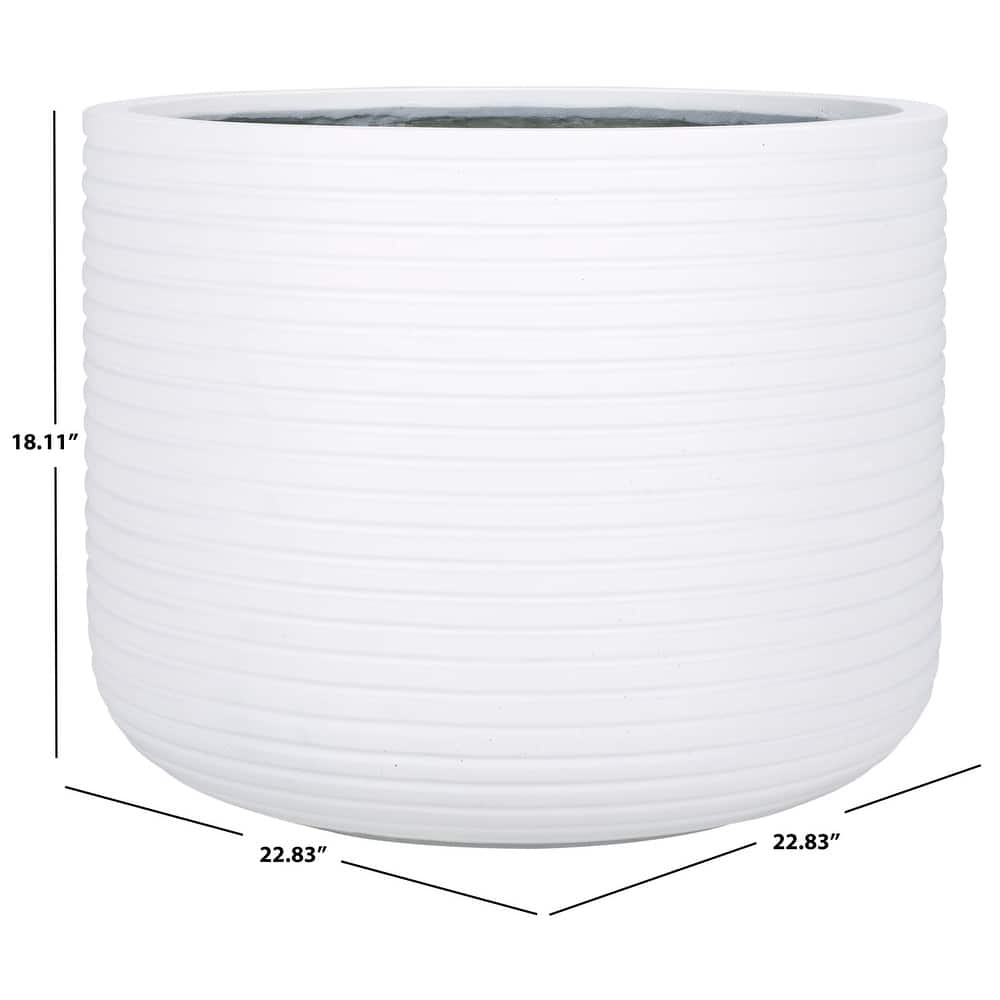 SAFAVIEH Outdoor Living Nardo Large Planter Pot - 23Wx23Dx18