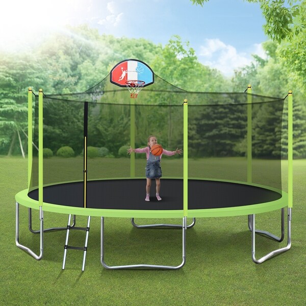 Trampoline safety enclosure hot sale