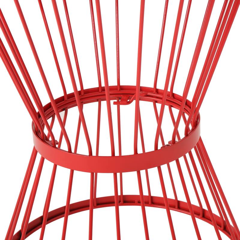 16'' Modern Hourglass Side Table