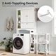 preview thumbnail 8 of 8, Costway Over the Toilet Storage Cabinet Bathroom Storage Organizer - See Details