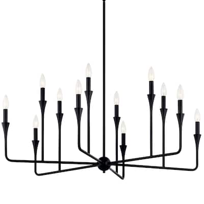 Kichler 52692 Alvaro 12 Light 40" Wide Taper Candle Style Chandelier