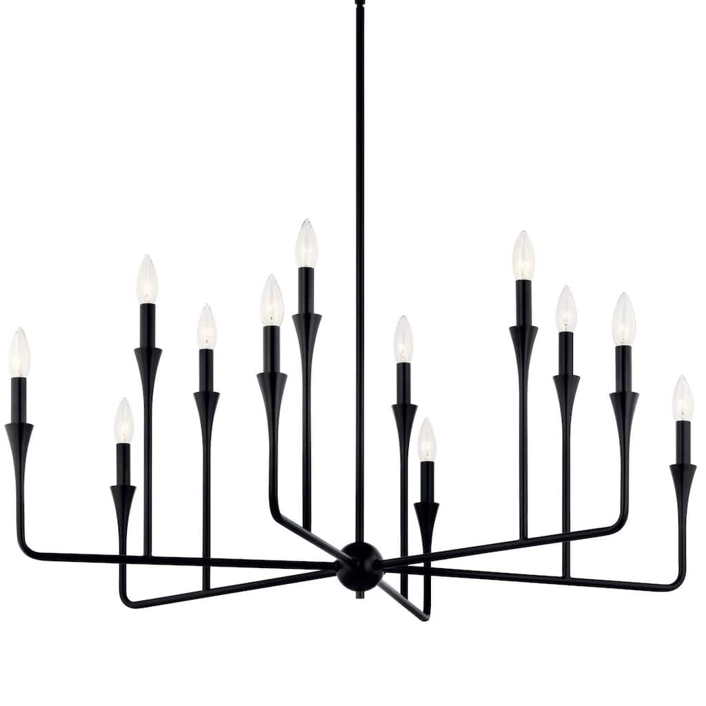 Kichler 52692 Alvaro 12 Light 40" Wide Taper Candle Style Chandelier