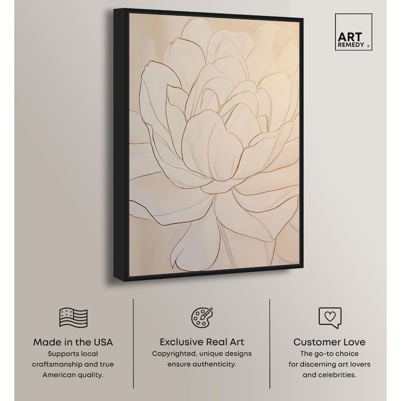 Sculpted Shards I Canvas by Art Remedy