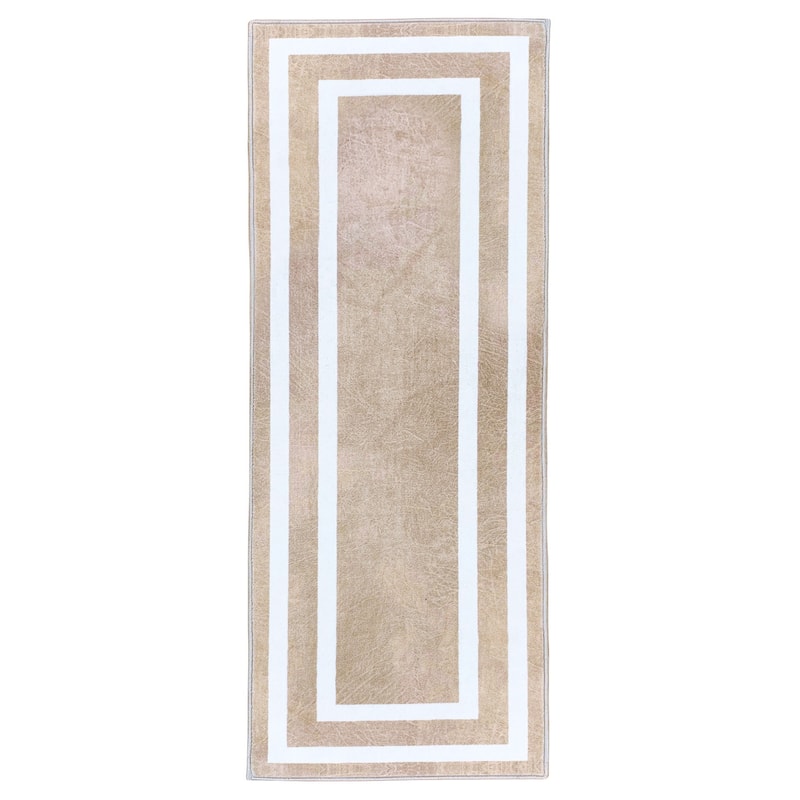 SussexHome Washable Ultra Thin Laundry Room Rug Runner - 20" x 59"