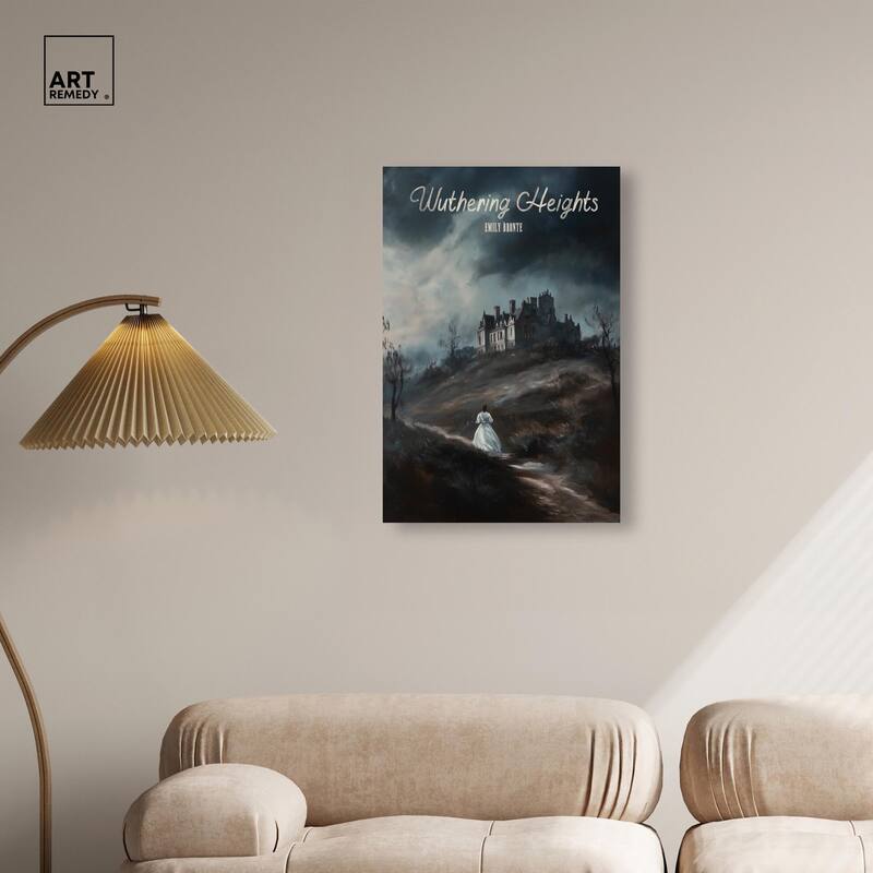 Wuthering Heights Cover Canvas by Art Remedy, Gallery Wrapped