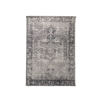 Greyson 8 x 10 Gray Wool and Polyester Area Rug - 120.0L x 96.0W x 0.4H