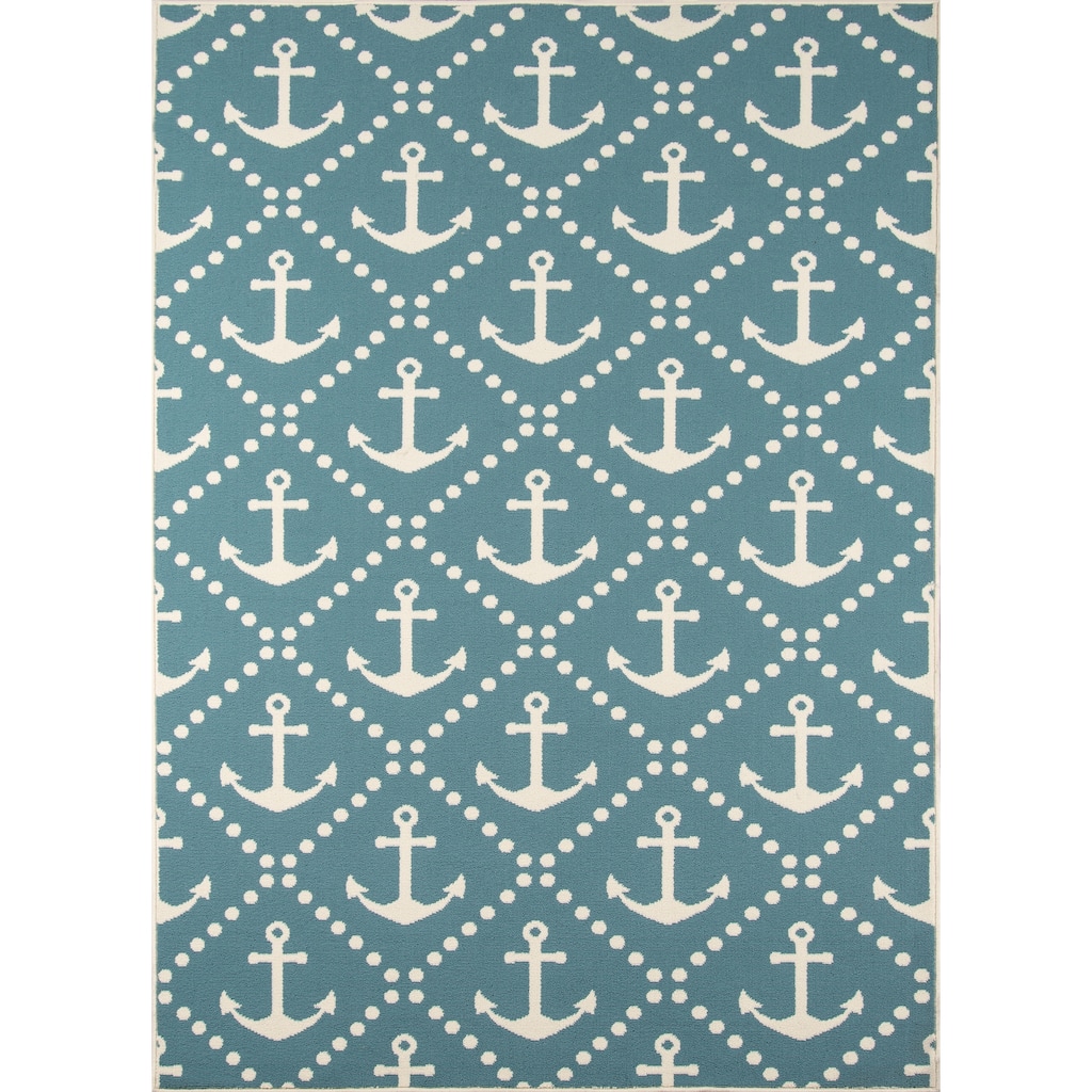 Momeni Baja Anchors Indoor Outdoor Rug