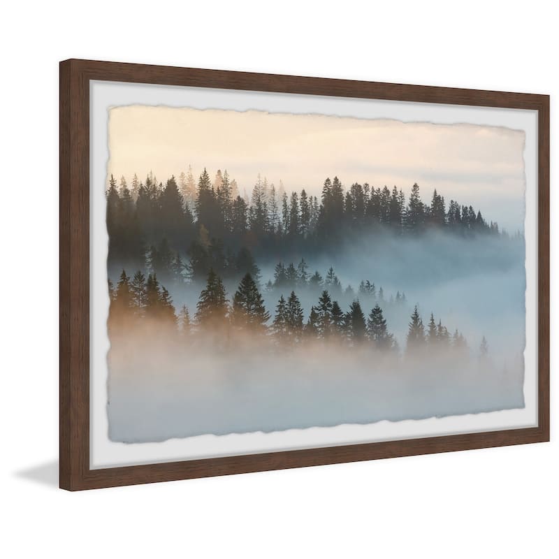 'Morning at the Forest' Framed Painting Print