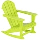 preview thumbnail 42 of 85, POLYTRENDS Laguna Adirondack Eco-Friendly Poly All-weather Outdoor Rocking Chair