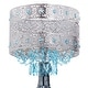 preview thumbnail 3 of 12, River of Goods Mattei Jeweled Metal Shade with Mosaic Base Table Lamp