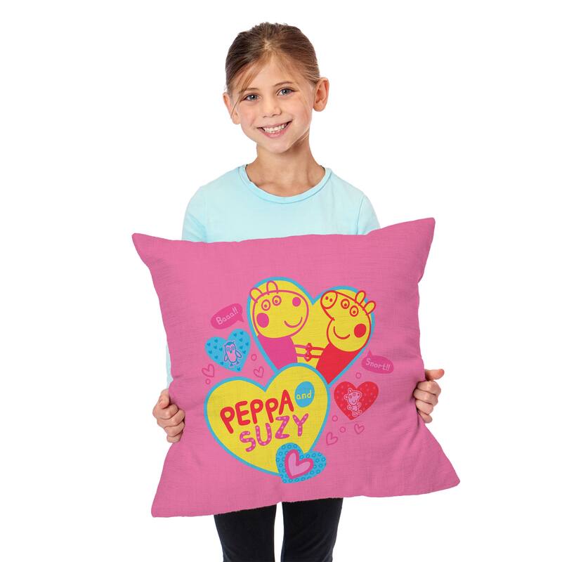 Hasbro Peppa Pig 18 Inch Throw Pillow