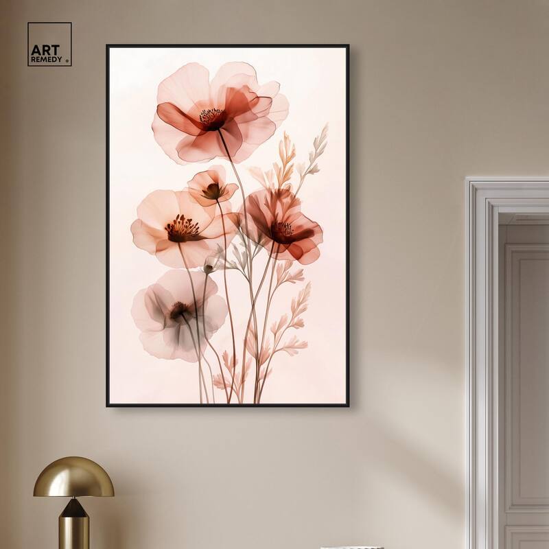 Petal Dye I Canvas by Art Remedy