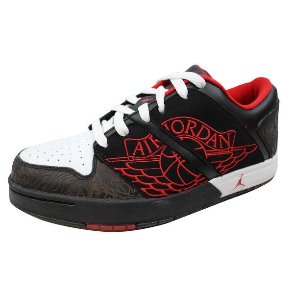 Shop Nike Women S Air Jordan Nu Retro 1 Low Black Sport Red White 317105 061 Overstock 20131727