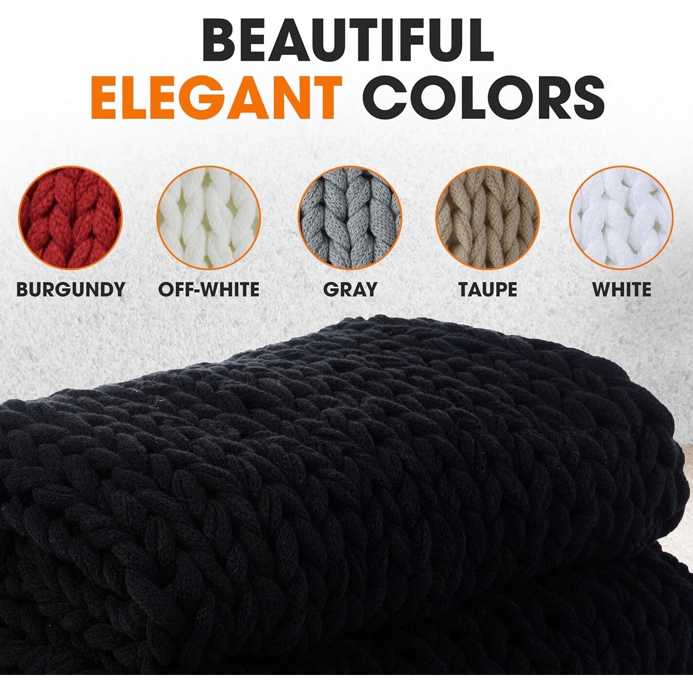 Burgundy chunky hot sale knit blanket