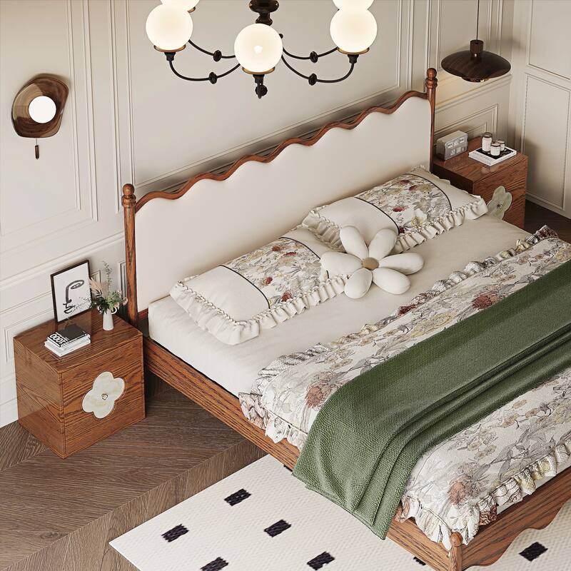 19.6'' W Nightstand With Storage, Bedside Table, Accent Cabinet With Door