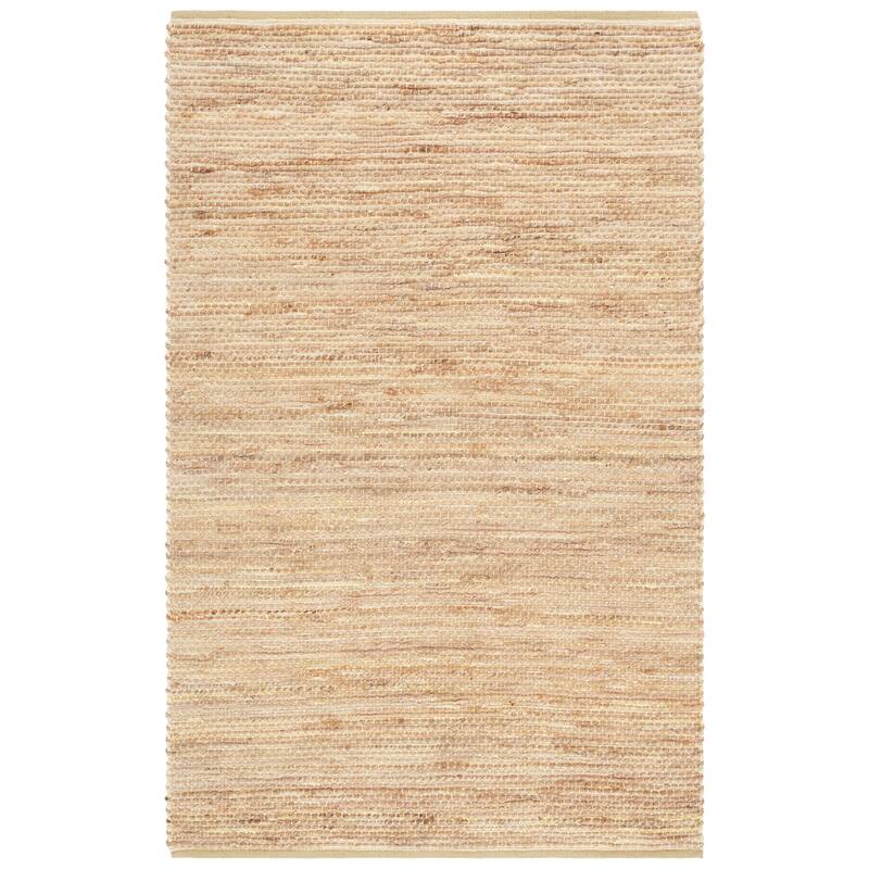 SAFAVIEH Handmade Cape Orania Cod Jute & Cotton Rug - 4' x 6' - Yellow/Natural