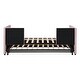 preview thumbnail 29 of 34, Multifunctional Design Upholstered Daybed with Pop Up Trundle, Space-saving, Twin Size