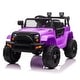 preview thumbnail 7 of 5, 12V Ride on Jeep with 2.4G Remote Control Purple
