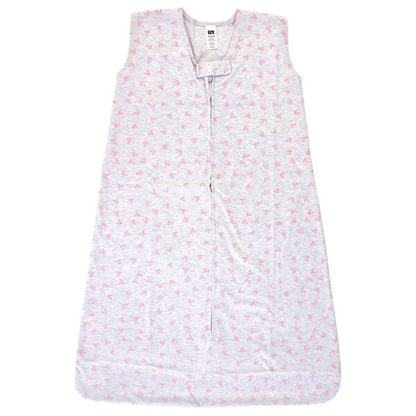 slide 1 of 1, Hudson Baby Infant Girl Cotton Sleeveless Wearable Sleeping Bag, Sack, Blanket, Hearts 0-6 Months - Hearts