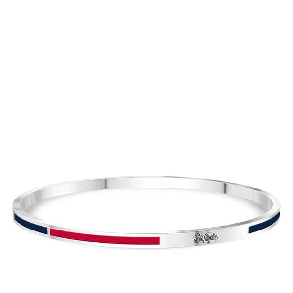 Mlb St Louis Cardinals Bracelet In Sterling Silver Design By Mlb St Louis Cardinals Bracelet In