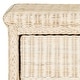 preview thumbnail 4 of 10, SAFAVIEH Adira 22.1-Inch Wicker Wash Nightstand, White Washed, Coastal