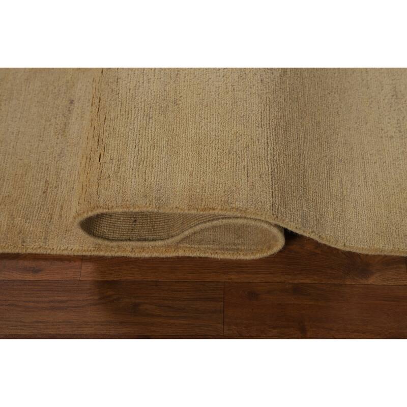 Modern Gabbeh Oriental Rug Handmade Wool Carpet - 4'9"x 6'4"