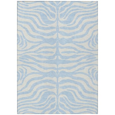 HomeRoots Animal Print Transitional Rectangle Outdoor Rug