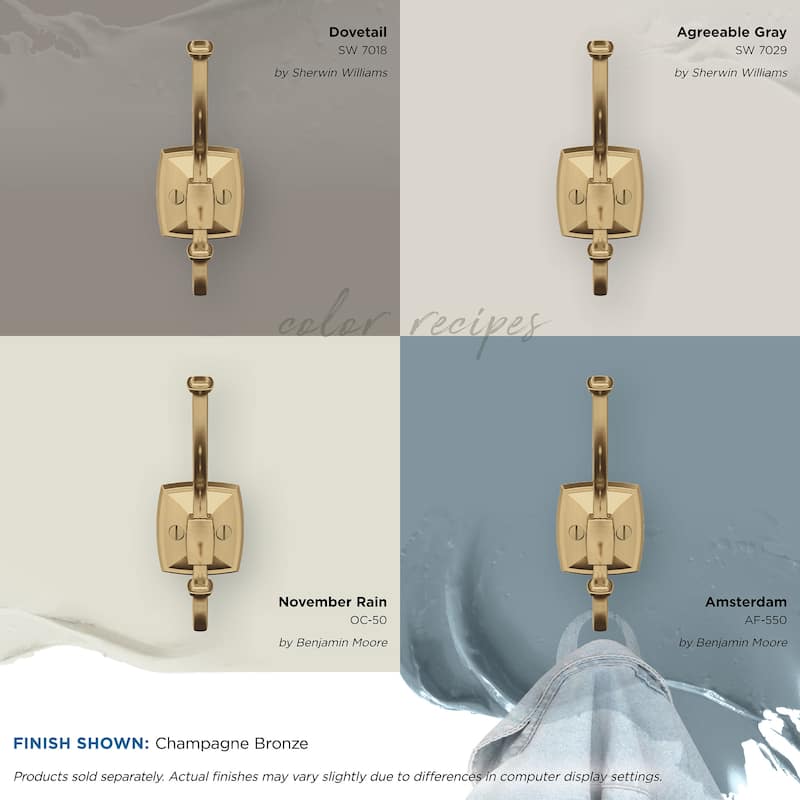Amerock Kinsale Double Prong Decorative Wall Hook