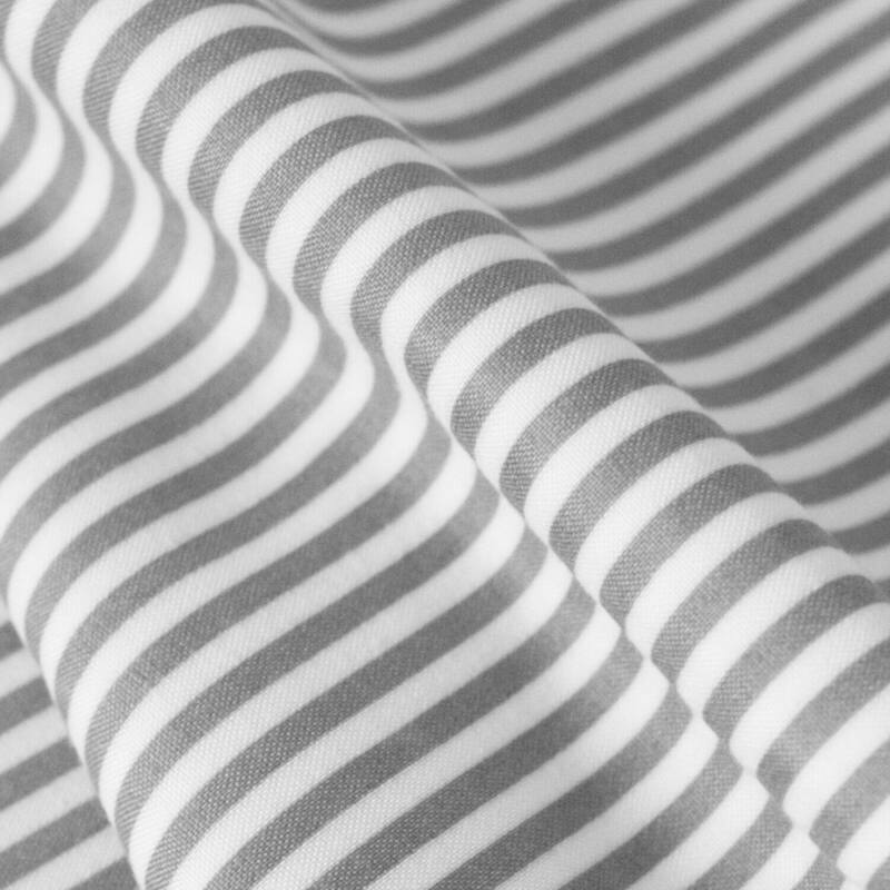 1500 Count Classic Stripe 6-Piece Microfiber Sheet Set - Bed Bath