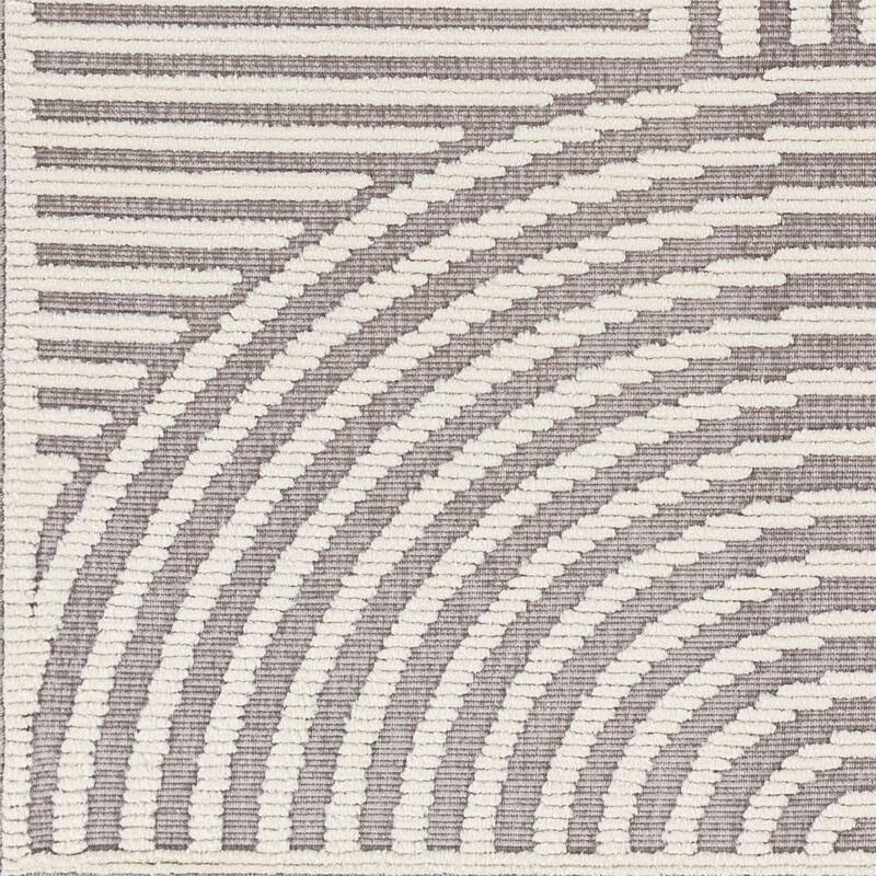 Livabliss Remi Mod Stripe Machine Washable Area Rug