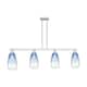 Option Brushed Satin Nickel / Sapphire Blue
