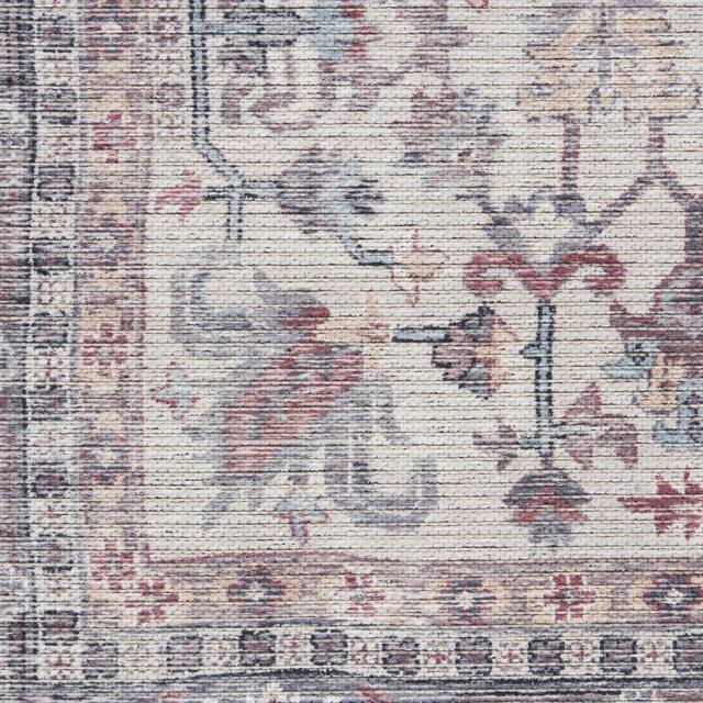 57 Grand by Nicole Curtis Vintage Medallion Machine Washable Area Rug