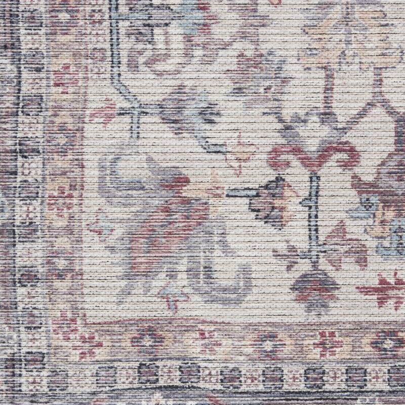57 Grand by Nicole Curtis Vintage Medallion Machine Washable Area Rug
