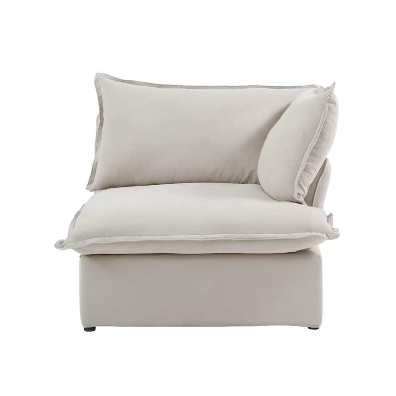 3 Piece Upholstered Living Room Sofa Set, Sectional Sofa Couch With Down Filled