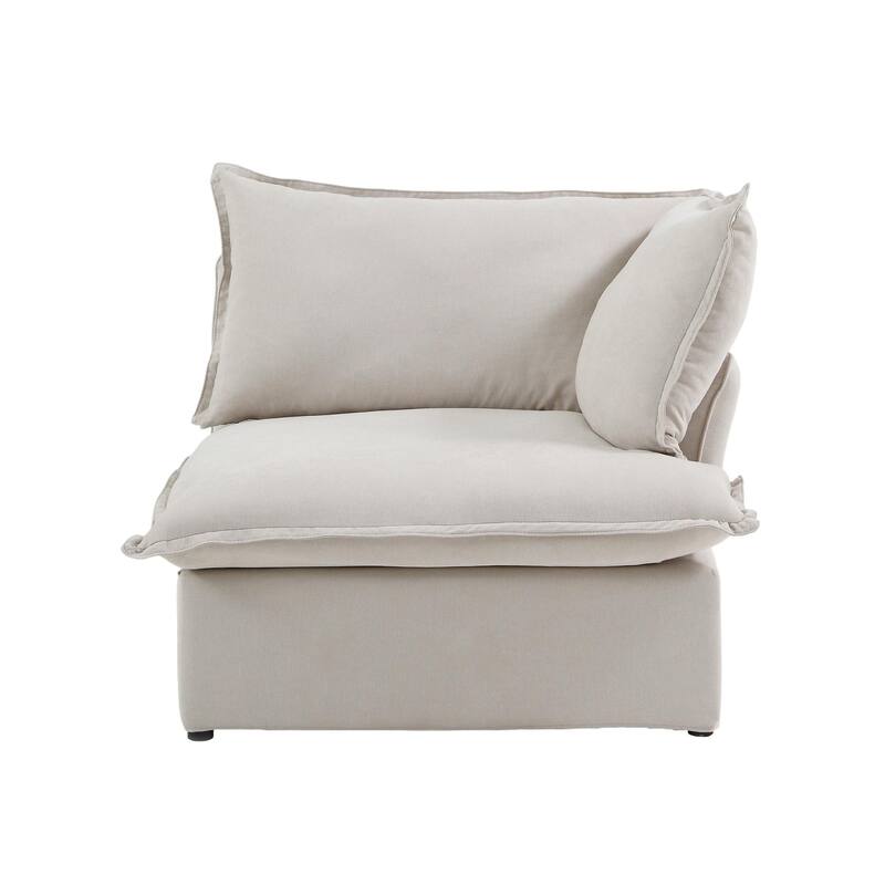 Sectional Couches for Living Room, Modular Sectional Sofa 4 Seat, Cushion Covers Removable