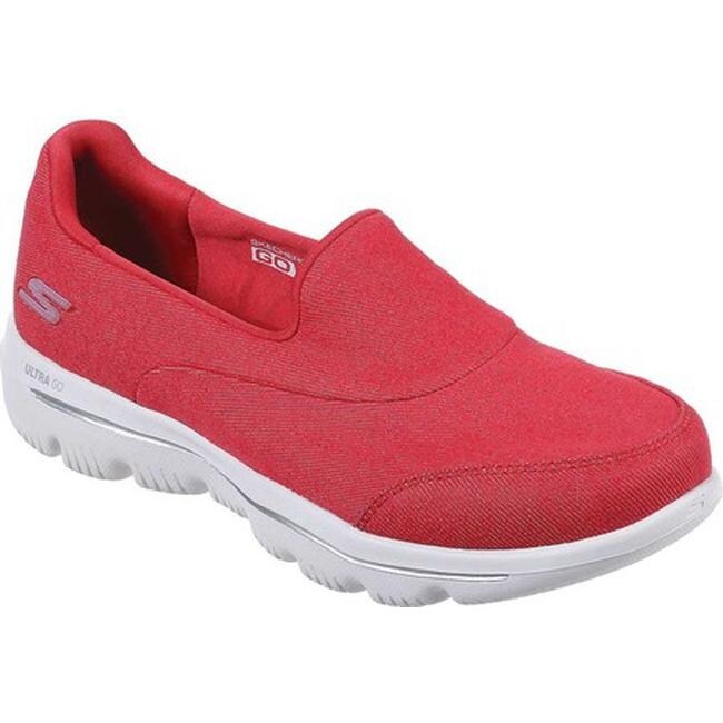 skechers go walk red