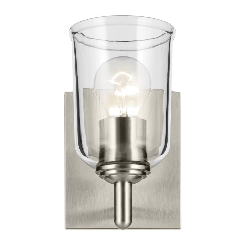 Kichler Lighting Shailene 1-Light Wall Sconce Light with Clear Glass
