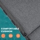 preview thumbnail 29 of 35, Outdoor Adjustable Patio Chaise Lounge Chair with Cushion Beach Poolside