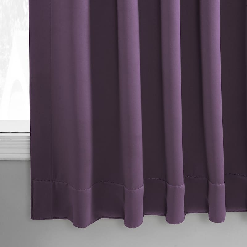 Exclusive Fabrics Room Darkening Curtain Panel Pair 63 inches (2 Panels) - 50 x 63