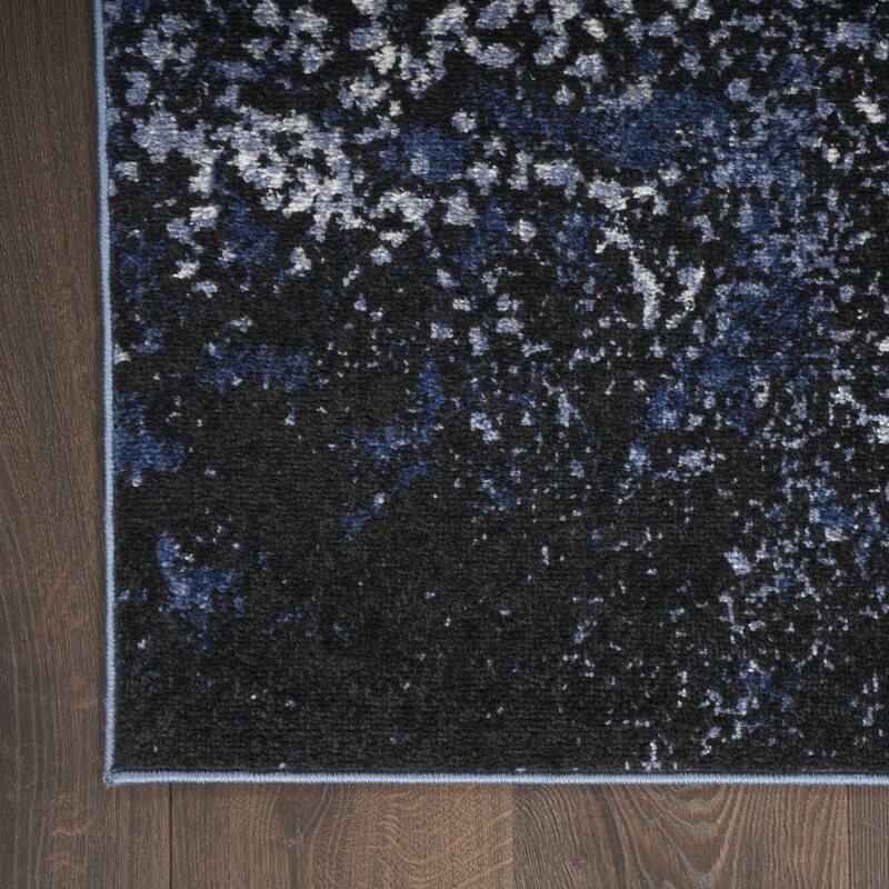 Rojof Power Loomed Distressed Abstract Modern Area Rug By HomeRoots - 120' X '26' X '0.5