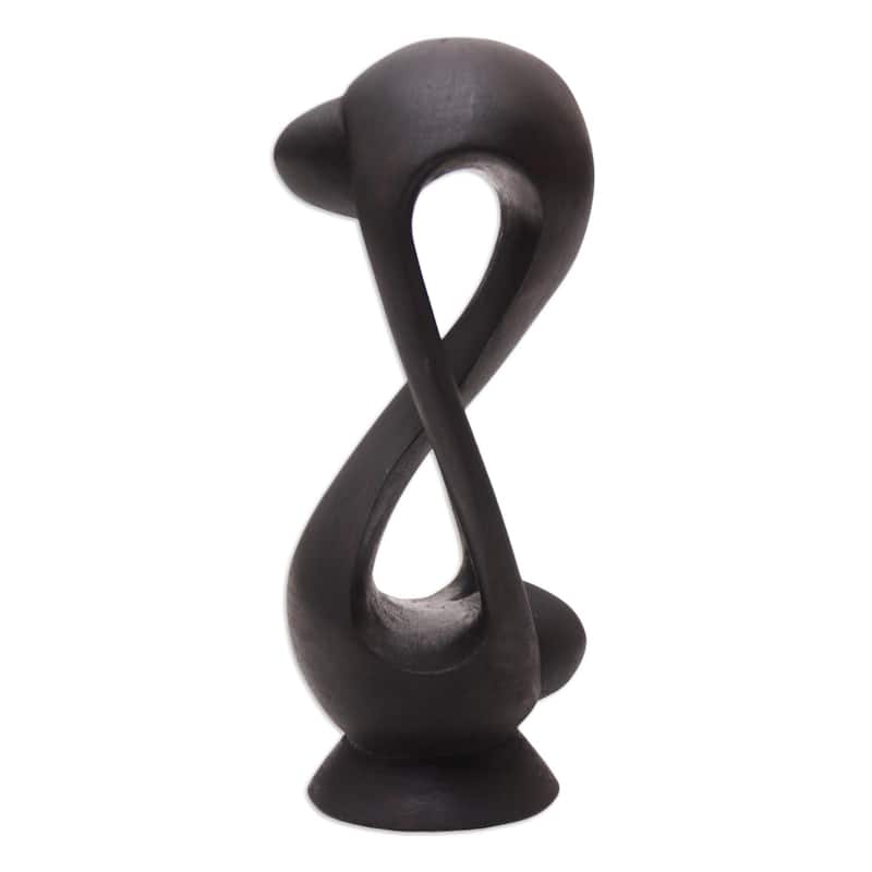 Novica Handmade My Eternal Lover Wood Sculpture
