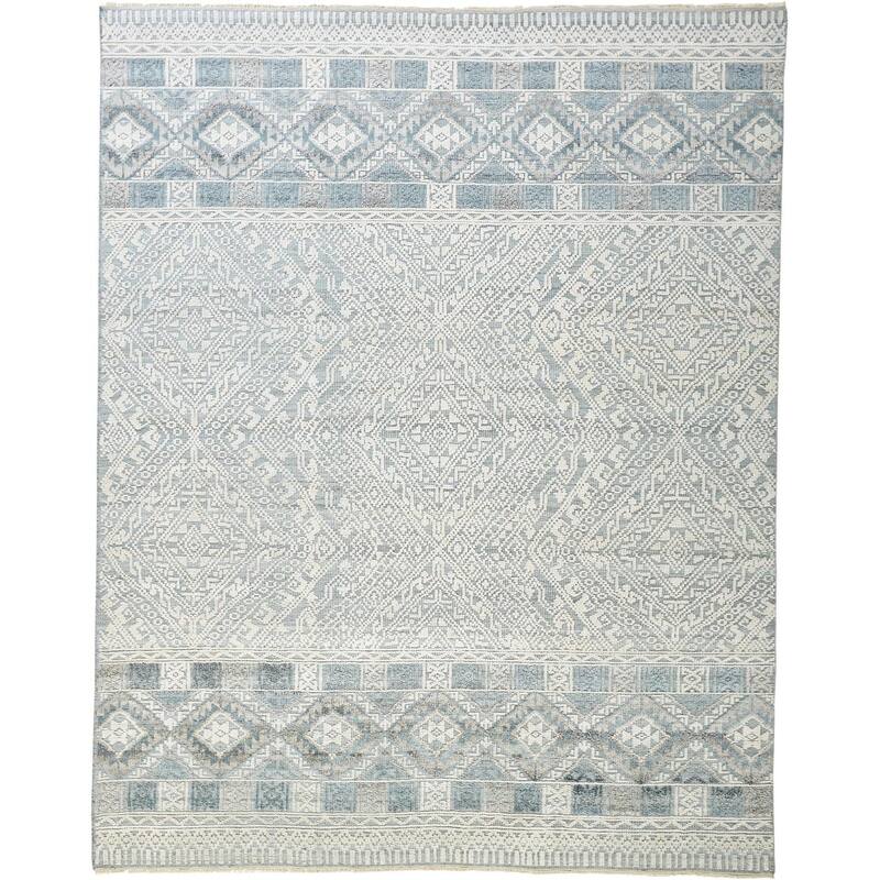 Suvux Geometric Modern Durable Area Rug By HomeRoots - 2' x 3'