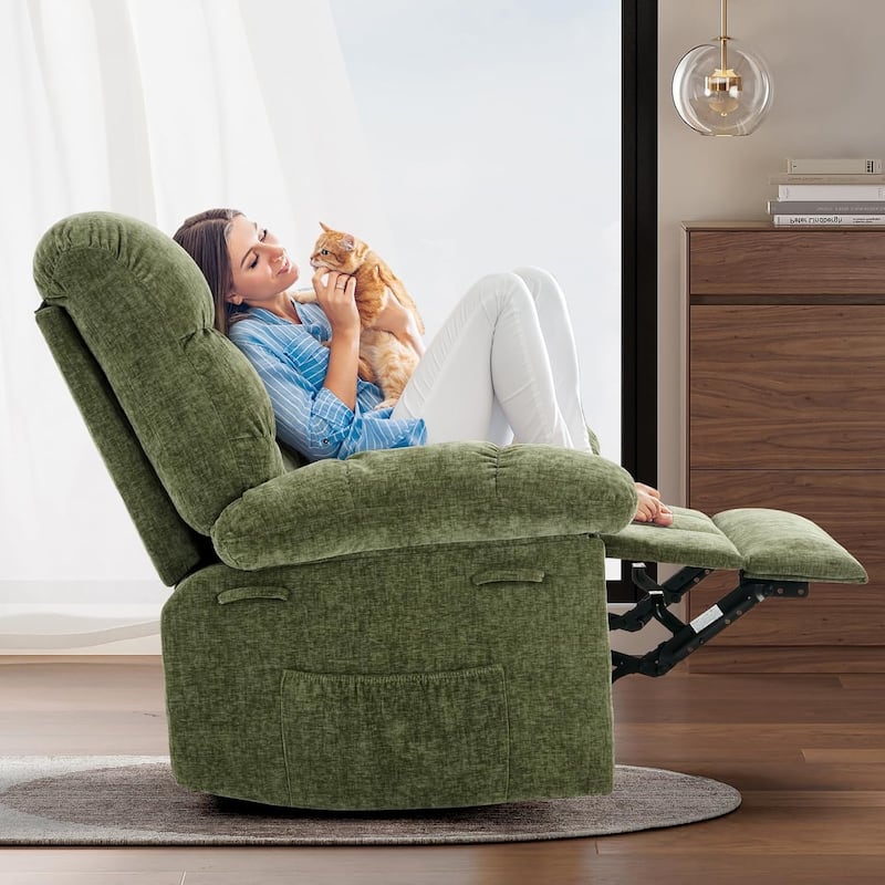 Rocking 360° Swivel Rocker Chair