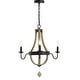 preview thumbnail 2 of 6, SAFAVIEH Lighting Kamari 23-Inch LED Metal 3-Light Pendant Light - 23" x 23" x 29.5-91.5"