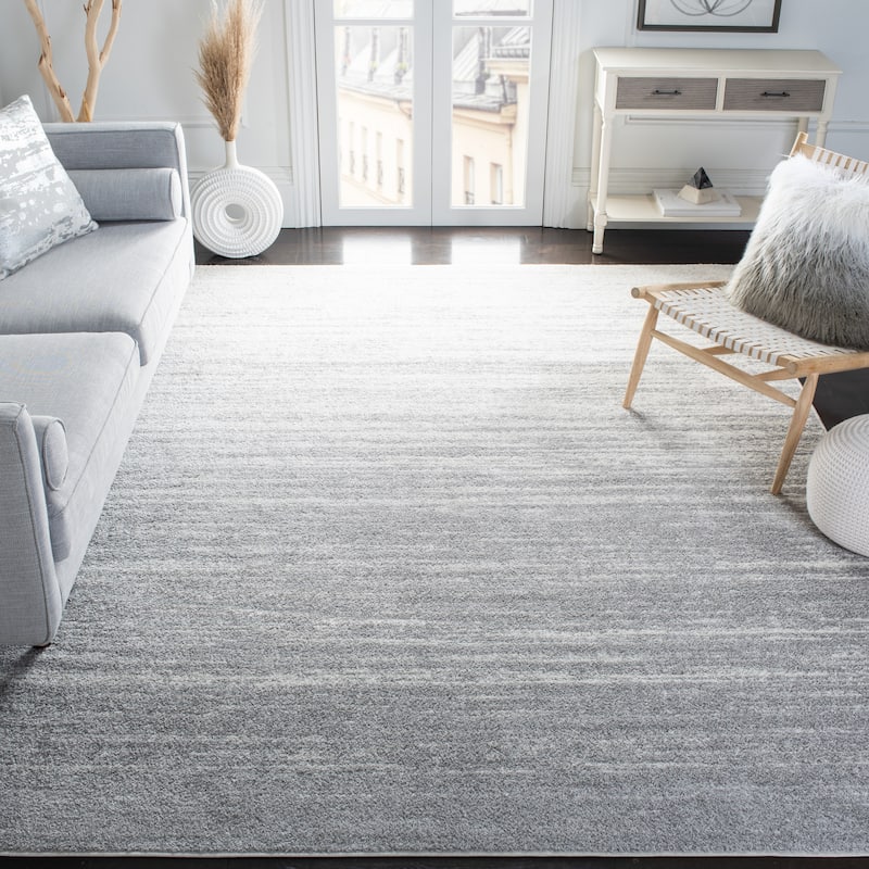 SAFAVIEH Adirondack Vera Modern Ombre Distressed Area Rug - 8' x 10' - Light Grey/Grey