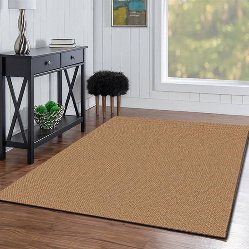 Linon Rhodes Cork Classic Hand Finished Rug