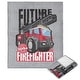preview thumbnail 6 of 57, Hasbro Tonka Silk Touch Throw Blanket 50" x 60" - Future Firefighter